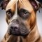 American Staffy Bullmastiff kutya profilkép