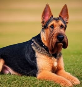 Airedale Shepherd dog profile picture