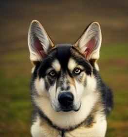 Alaskan Husky Shepherd kutya profilkép