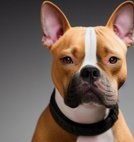 American French Bull Terrier kutya profilkép