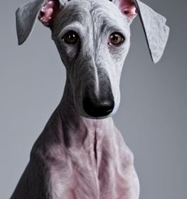 Bedlington Whippet kutya profilkép