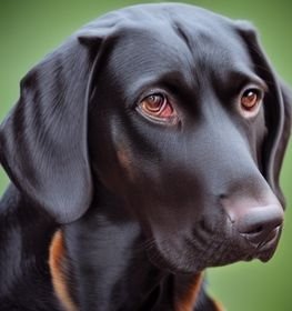 Black and Tan Labhound dog profile picture
