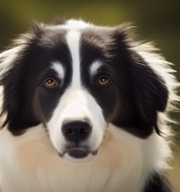 Border Collie Pyrenees kutya profilkép