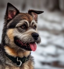 Border Malamute Terrier dog profile picture