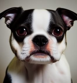 Boston Malterrier dog profile picture