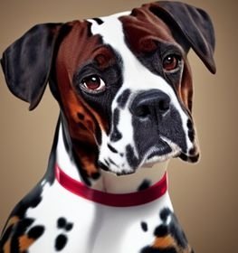 Boxmatian kutya profilkép