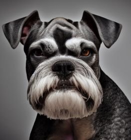 Bulldog Schnauzer kutya profilkép