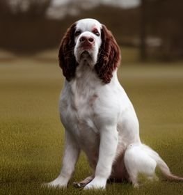 Cluminger Spaniel kutya profilkép