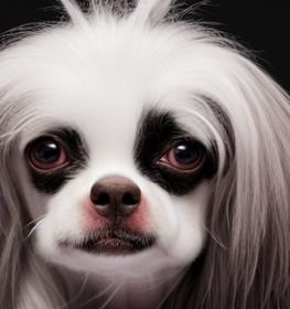 Crested Chin kutya profilkép