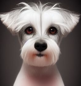Crested Schnauzer kutya profilkép
