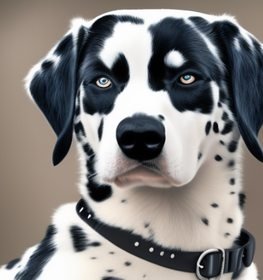 Dalmatian Husky kutya profilkép