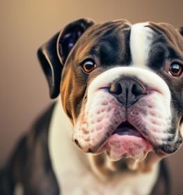 English Bulldog Terrier kutya profilkép