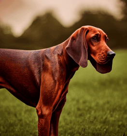 Vörös mosómedvekopó kutya profilkép
