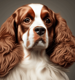 Orosz spániel kutya profilkép