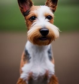 Welsh Mini Fox Terrier kutya profilkép