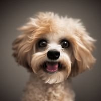 Happy Affenpoo Dog Posing