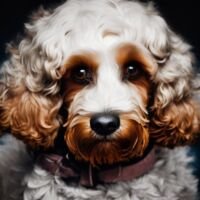 Cockapoo Dog Portrait 3