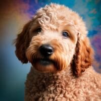 Goldendoodle Dog Portrait 14