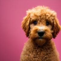 Goldendoodle Dog Portrait 16