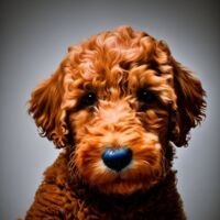 Goldendoodle Dog Portrait 2