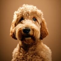 Goldendoodle Dog Portrait 21