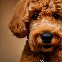 Goldendoodle Dog Portrait 24