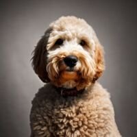 Goldendoodle Dog Portrait 28