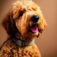 Goldendoodle Dog Portrait 3