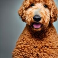 Goldendoodle Dog Portrait 5