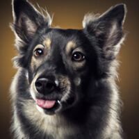 Lapponian Herder Dog Portrait 10