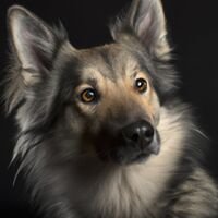 Lapponian Herder Dog Portrait 4