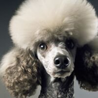 Poodle Dog Portrait 1