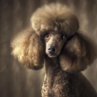 Poodle Dog Portrait 2