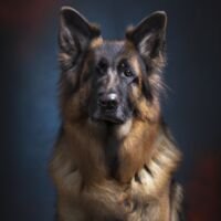Shiloh Shepherd Dog Portrait 4