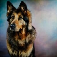 Shiloh Shepherd Dog Portrait 7