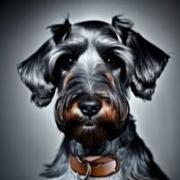 Standard Schnauzerr Dog Portrait 4